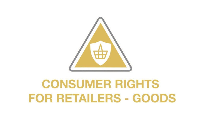 Consumer Rights for Retailers - GOODS image for online training course